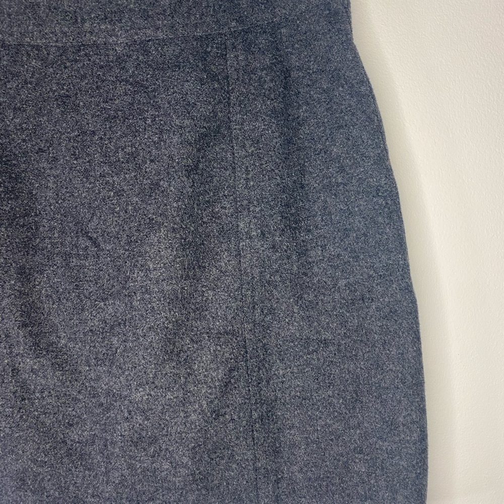 Old Navy Clothing Co Vintage Wool Blend Gray Mini Skirt Size 4 Academia Preppy - Picture 2 of 11